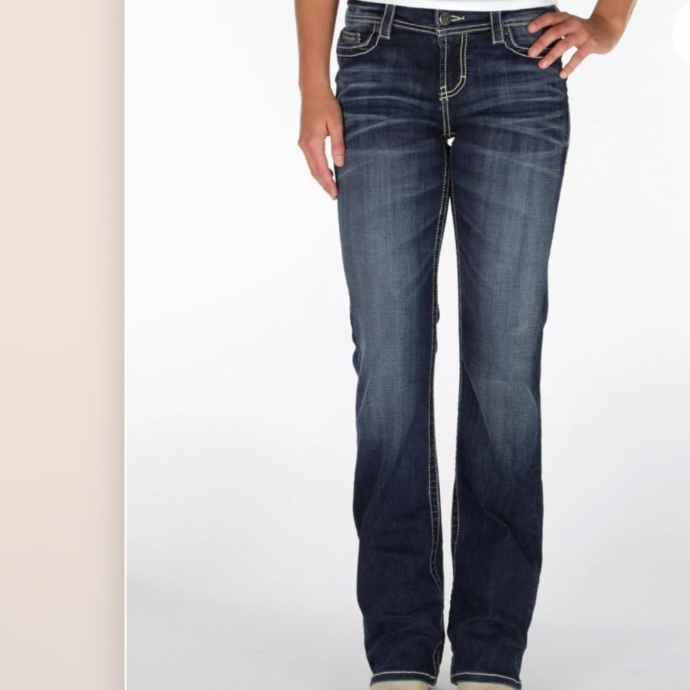 BKE Dakota Mid Rise Bootcut Women's Denim Jeans Size 32L